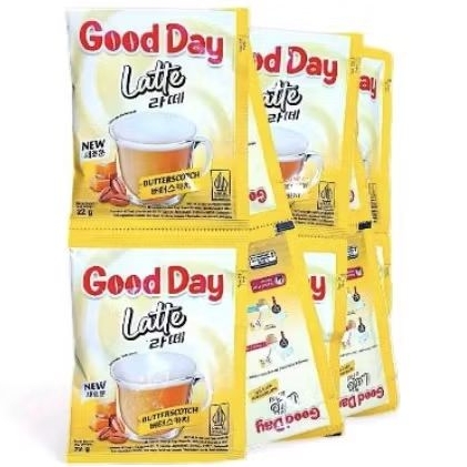 

NEW Good day latte Original & butterscotch 1 Renceng