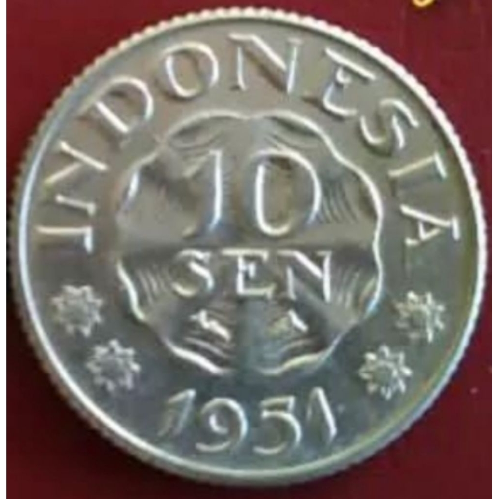 KOIN 10 SEN TAHUN 1951 GARUDA PANCASILA - 1 KEPING / 1 BIJI