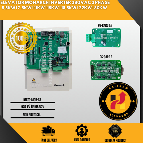ELEVATOR MONARCH INVERTER 380VAC 3 PHASE | SPAREPART LIFT