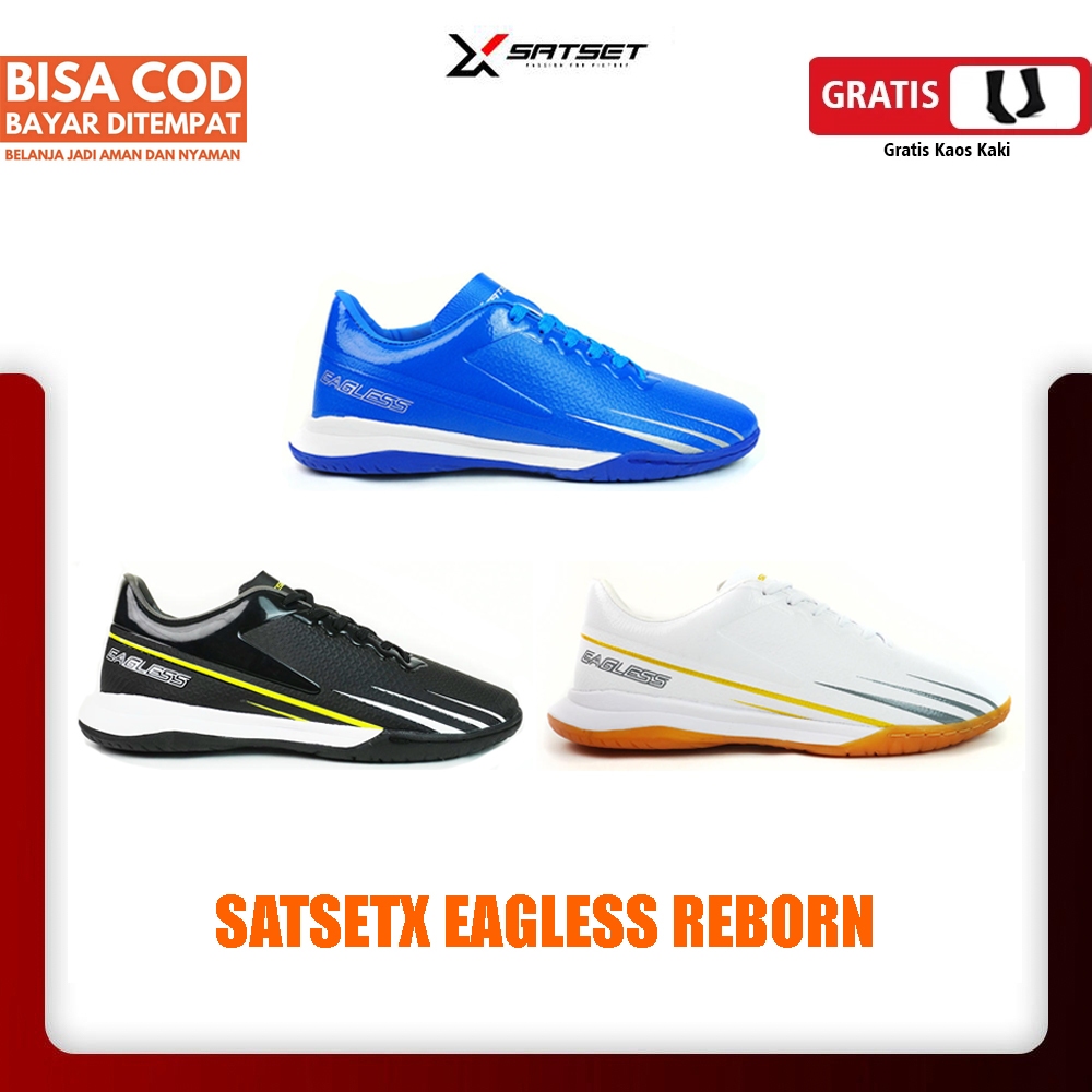 Sepatu Futsal SATSET X Eagless Reborn Original / Sepatu Futsal Original 100%