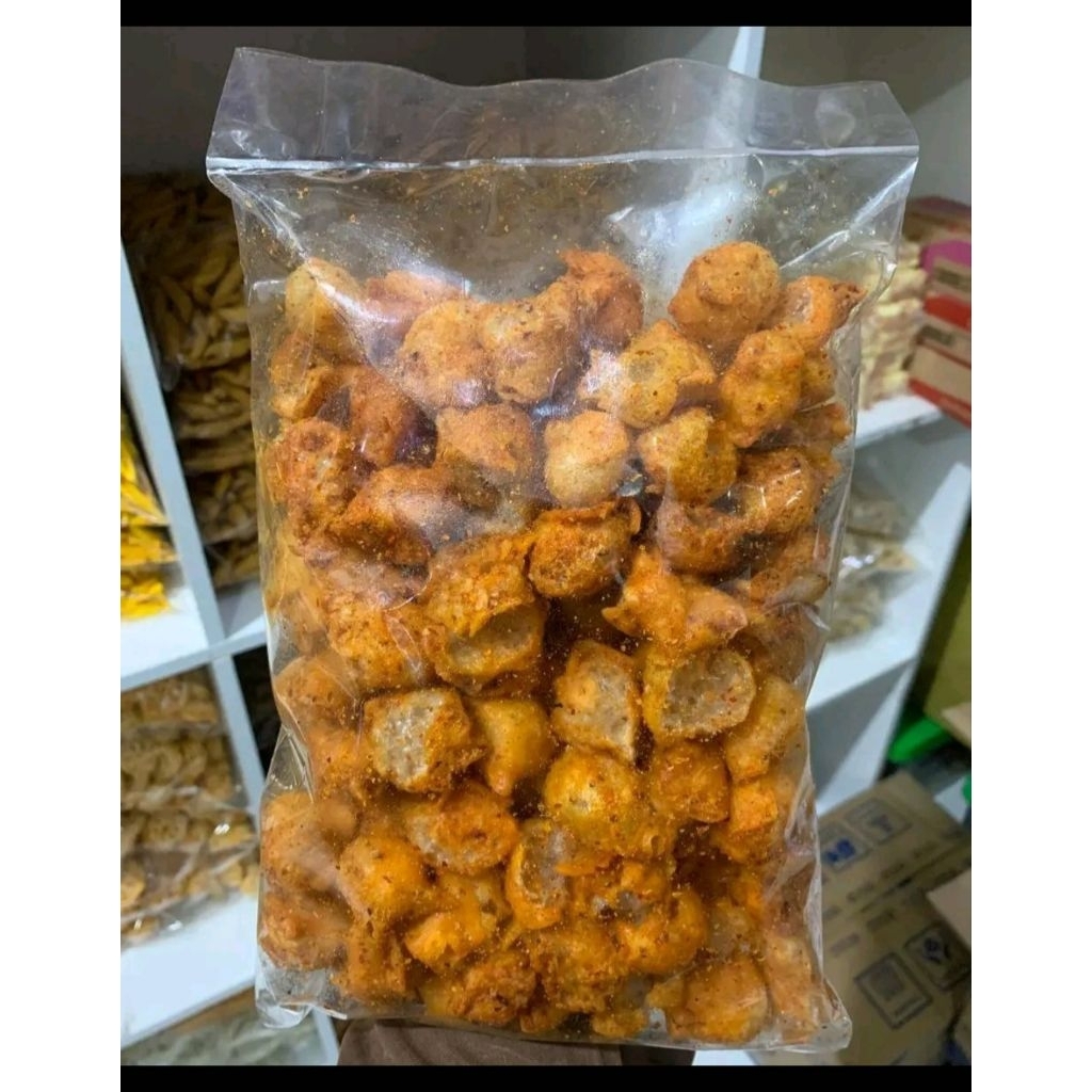 

Sioring Pedas 500 grm Siomay kering mini pedas