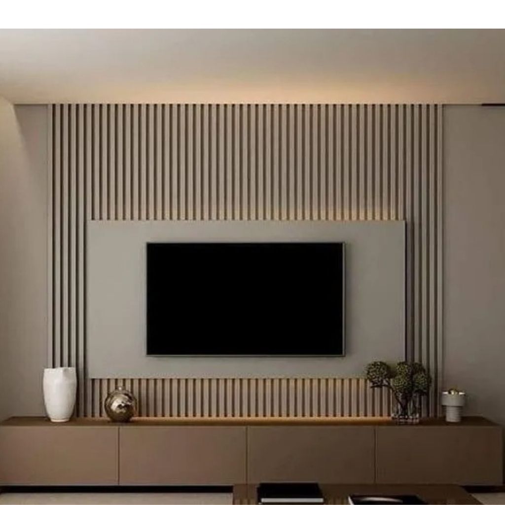 Wall Panel Indoor / Wall Panel PVC / Panel Dinding / Panel PVC Motif Kayu / Panel Interior PVC Dalam