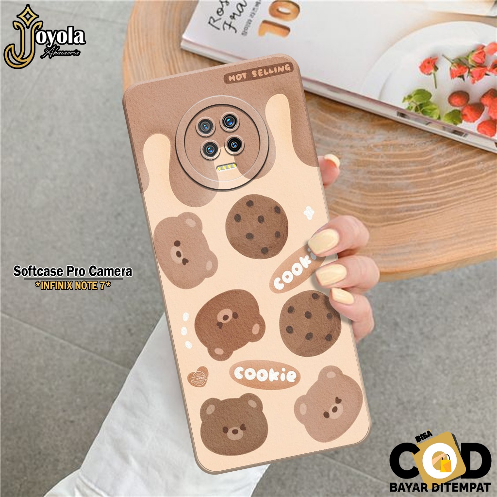 Softcase Hp Infinix Note 7 Terbaru Fashion Case Kartun Case Infinix Note 7 Silikon Pro Camera Casing