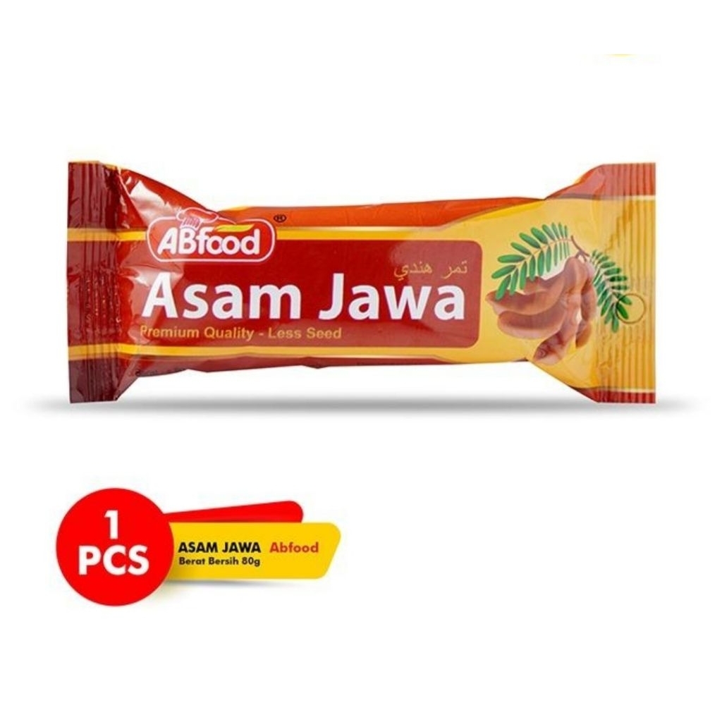 

Asam Jawa ABFood Asem Asli Tamarind 80gram