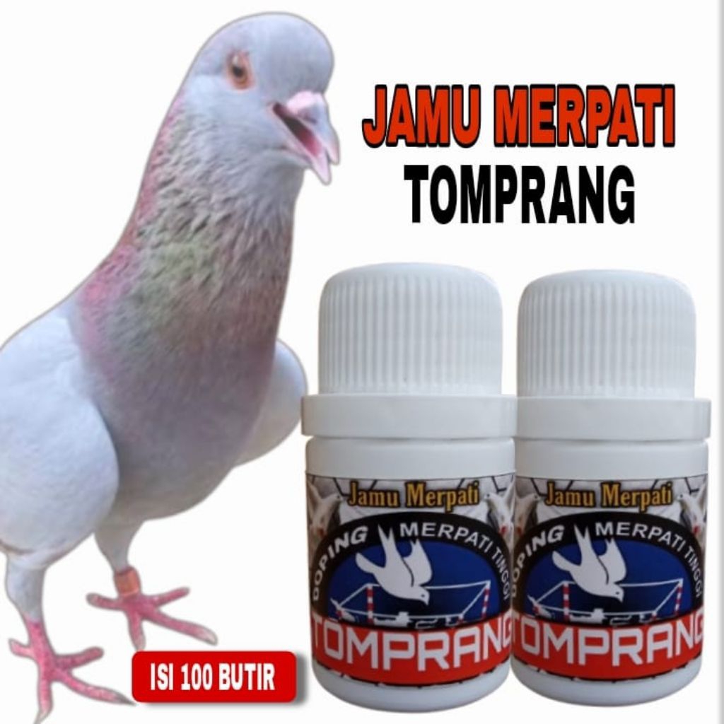 JAMU MERPATI TOMPRANG KOLONG LOS DOOR 100 BUTIR merpati stut door super Giring keket keras naga sakt