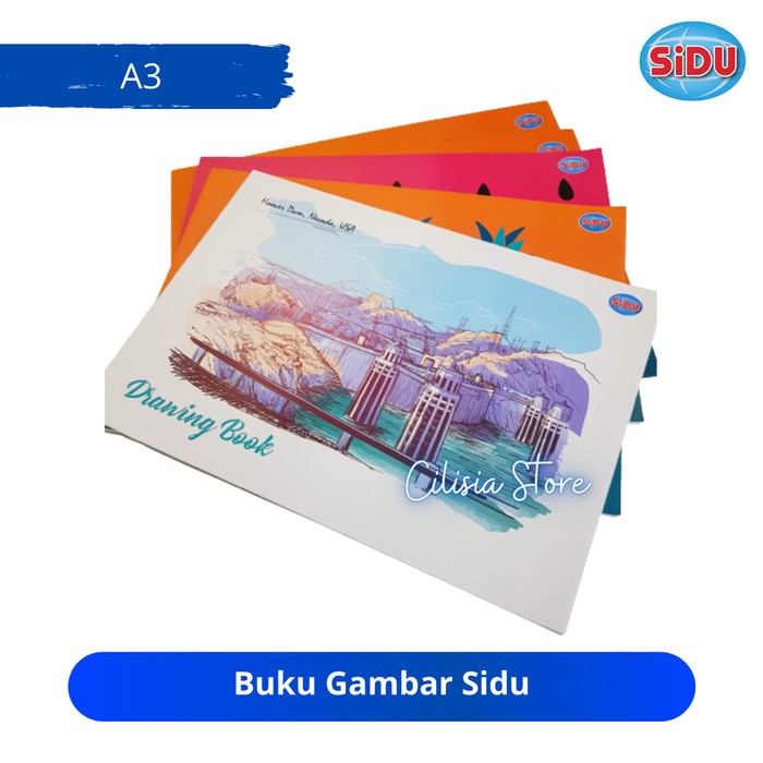 

5PCS/1PCS Buku Gambar A3 SIDU / DODO - Kertas Tebal, Ukuran Besar, Cocok untuk Sekolah & Hobi