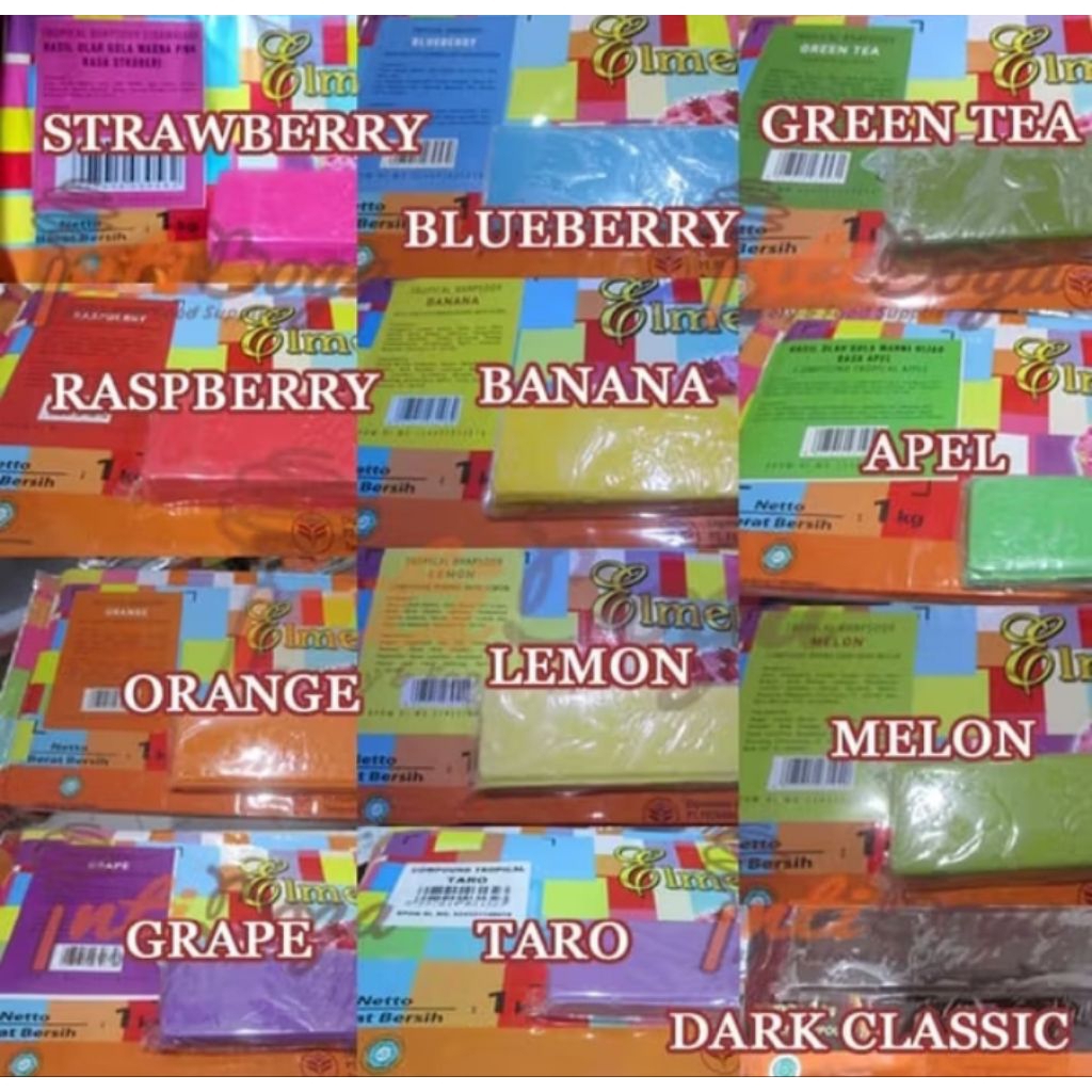 

ELMER COMPOUND TROPICAL RAINBOW & DARK CLASSIC 1KG