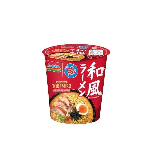 

Pop mie tori miso ramen kuah miso rasa ayam