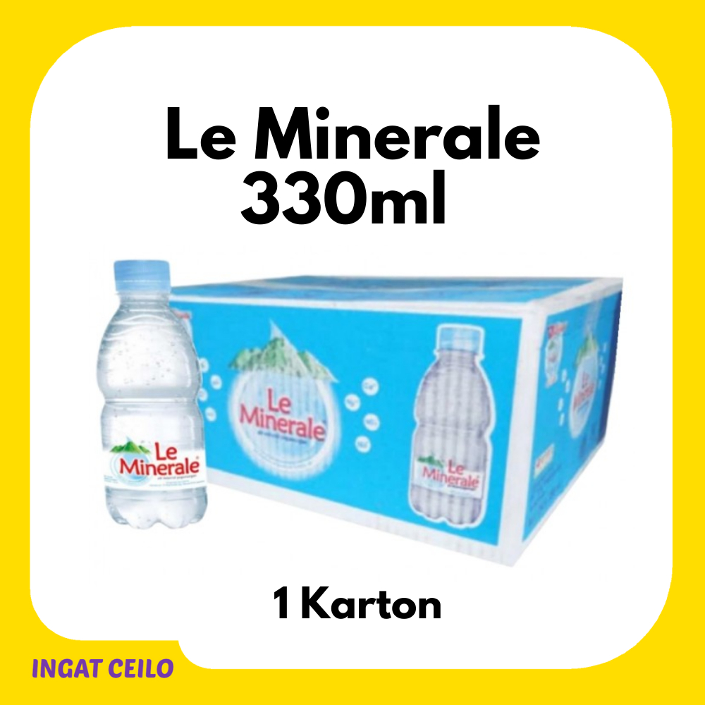 

INSTAN LE MINERALE 330ML 1 KARTON | 600ML | 1500ML | AIR MINERAL LE MINERALE