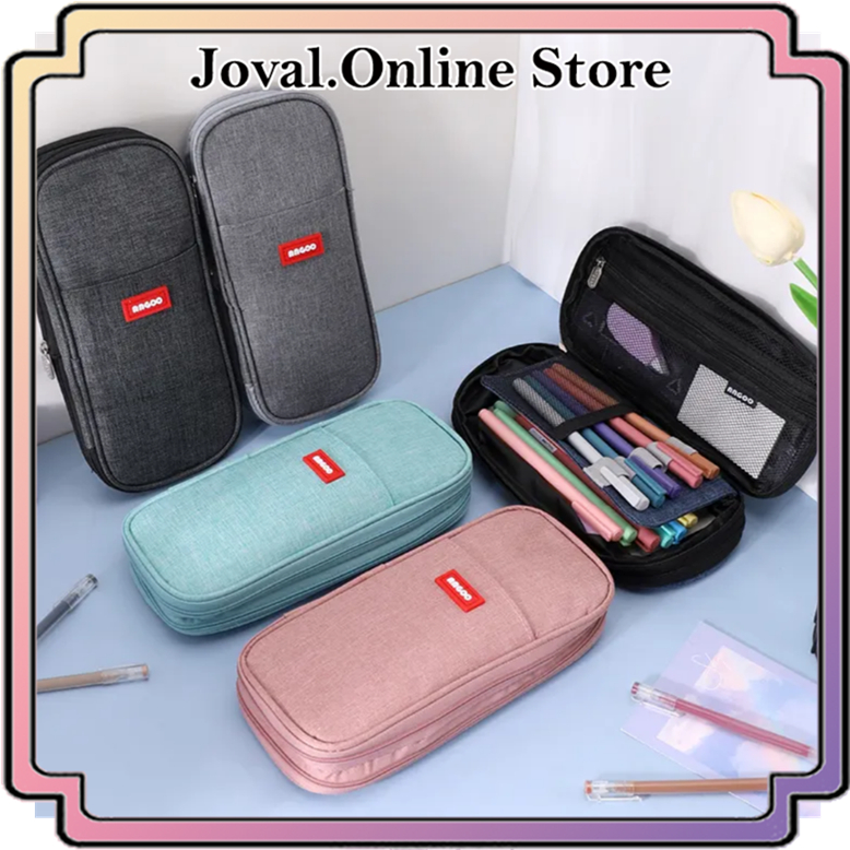 

TEMPAT PENSIL KOREA MULTI SEKAT KAPASITAS BESAR EXPANDABLE ANGOO KANVAS / KOTAK PENSIL PENSIL CASE BIG CAPACITY ANGOO KANVAS