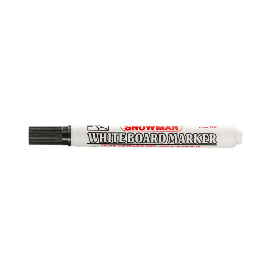 

MARKER SNOWMAN WHITE BOARD ABG-12 BLACK / Snowman Boardmarker Kaligrafi