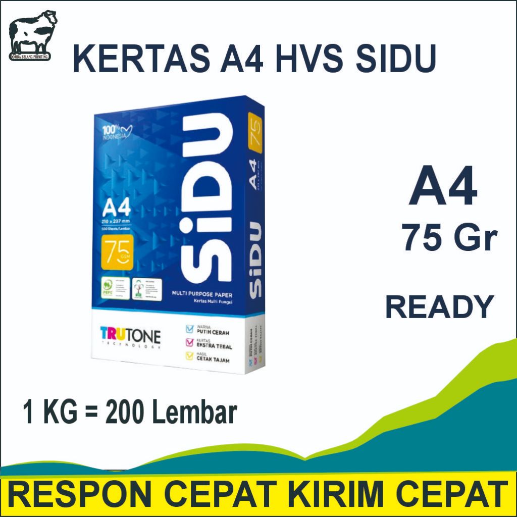 

Sinar Dunia A4 75 GSM Paper - High-Quality Office Supplies