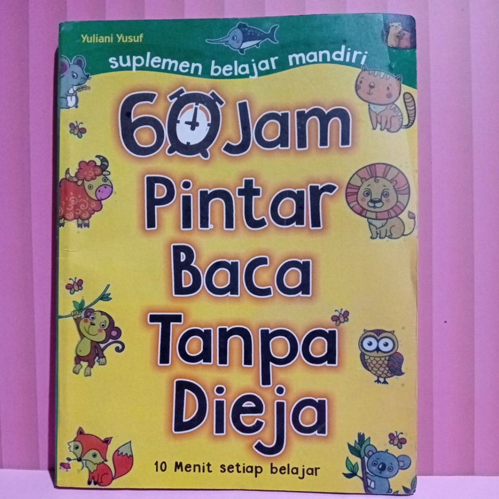 buku 60 jam pintar membaca tanpa dieja