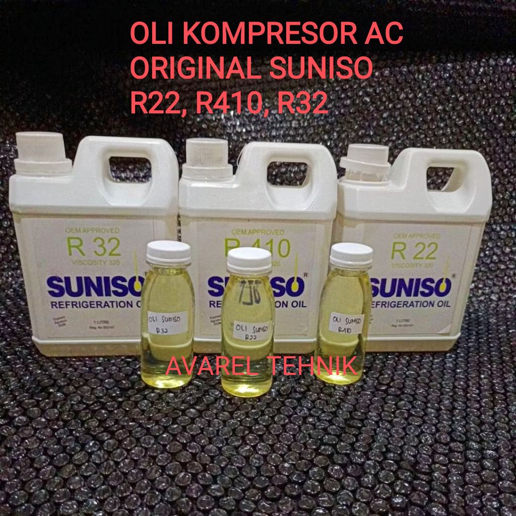 OLI KOMPRESOR AC R32, R410,R22 #ORIGINAL  OLI SUNISO R22, R410 , R32 # OLI AC  SUNISO