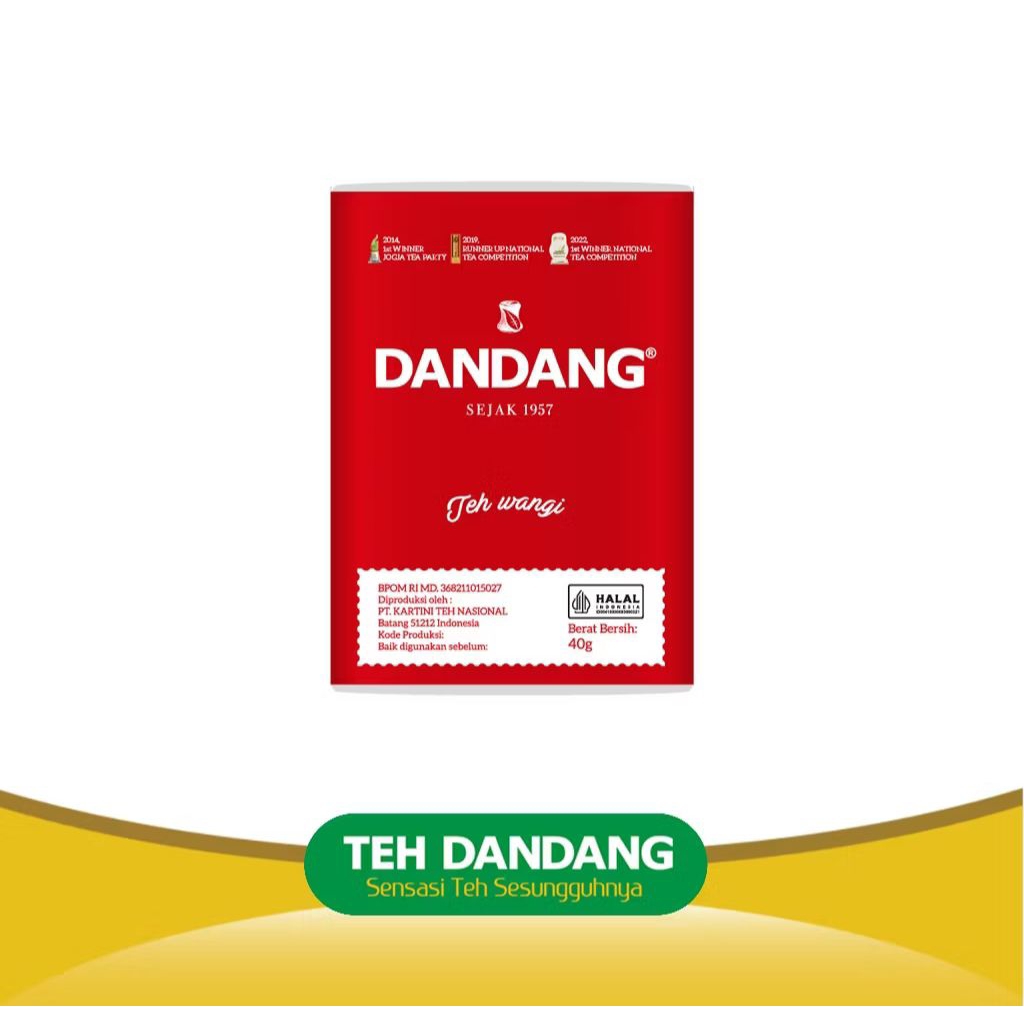 

teh dandang merah 40 gram - teh tubruk kemasan kecil