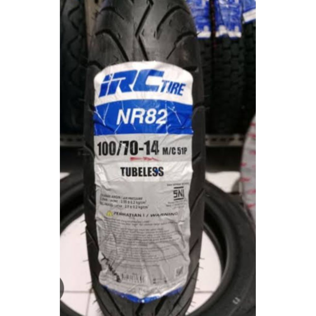 Ban suntik IRC ukuran 100/70-14