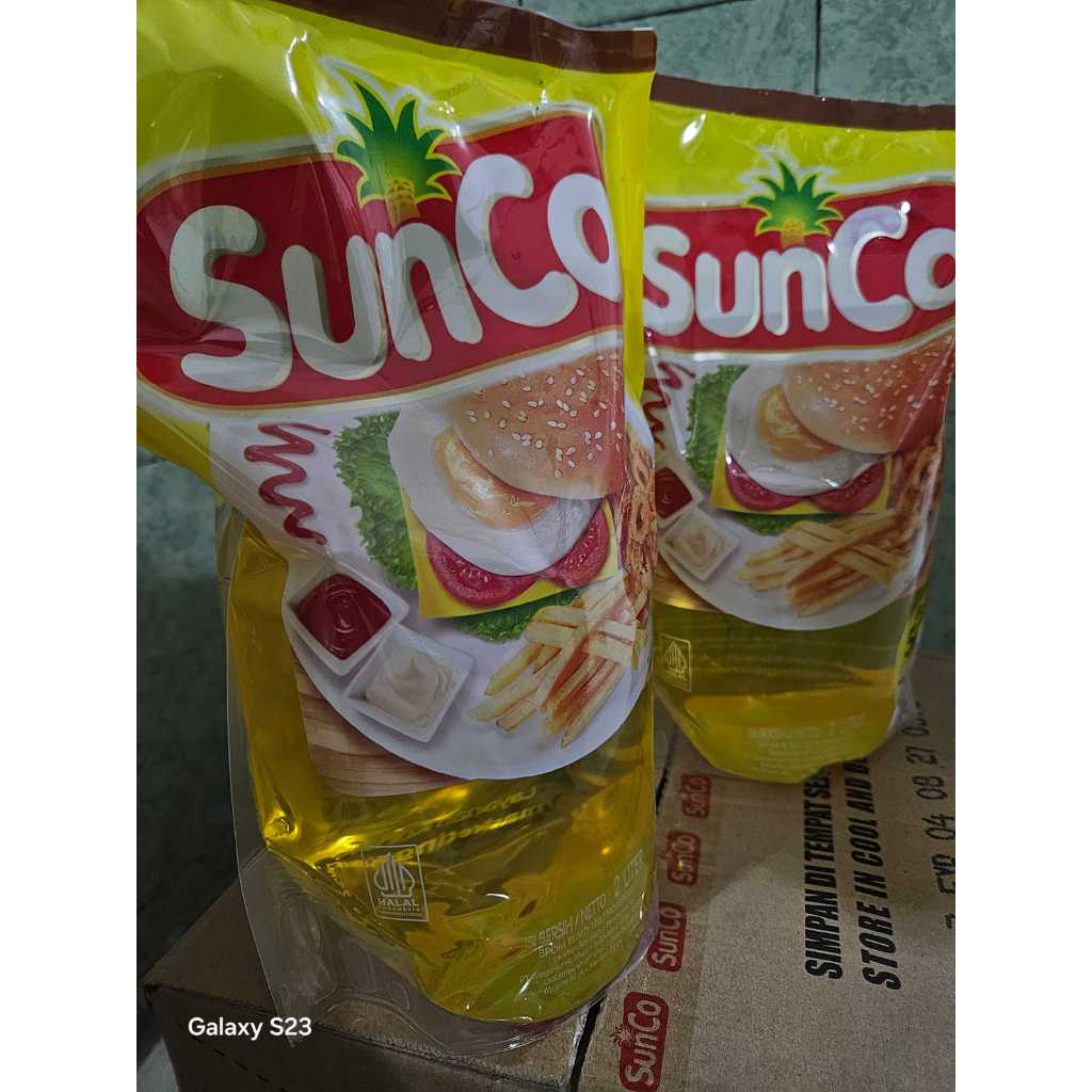 

sunco minyak goreng kemasan 2l kartonan 1dus