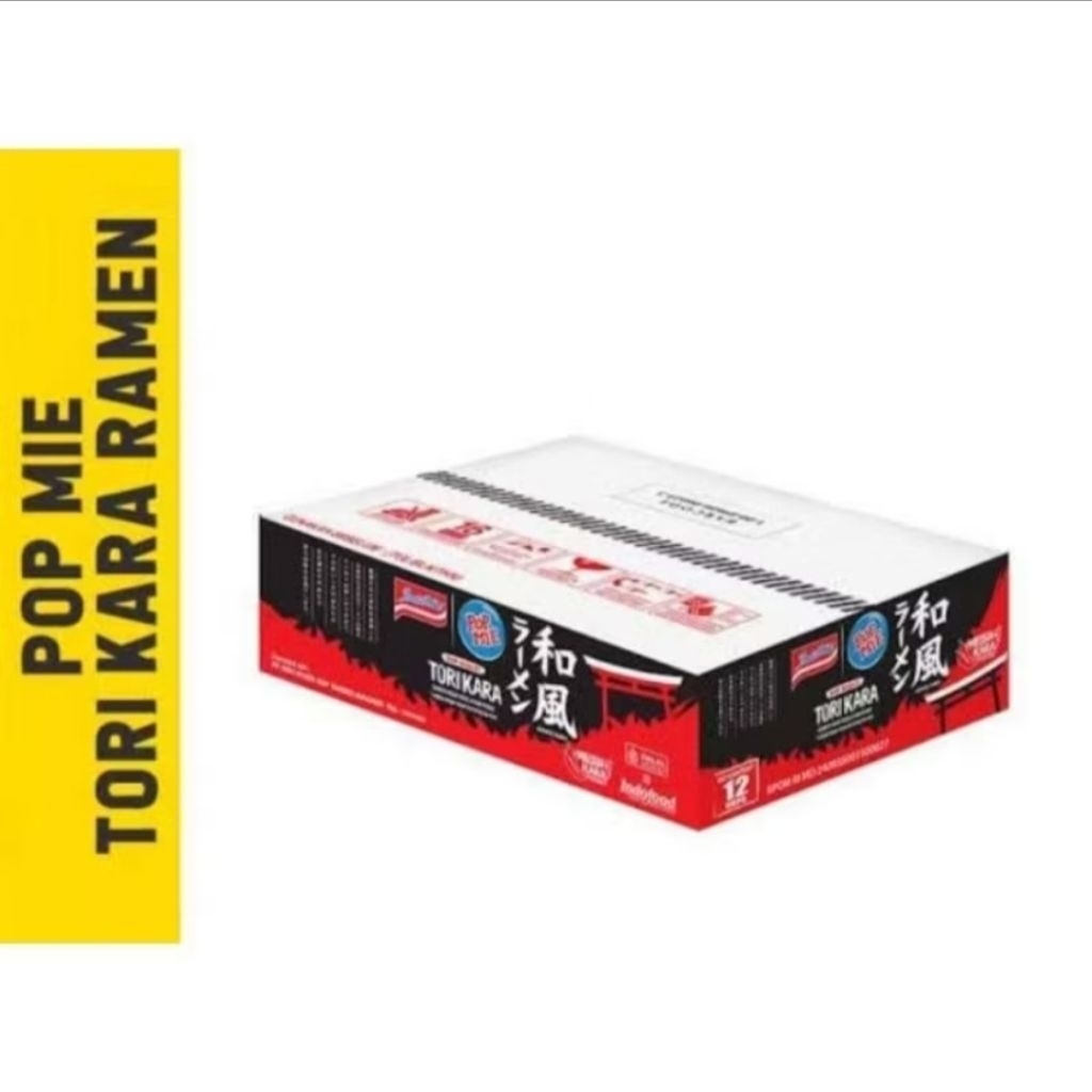 

1 Dus isi 12 cup - Pop mie mi kuah rasa Tori kara