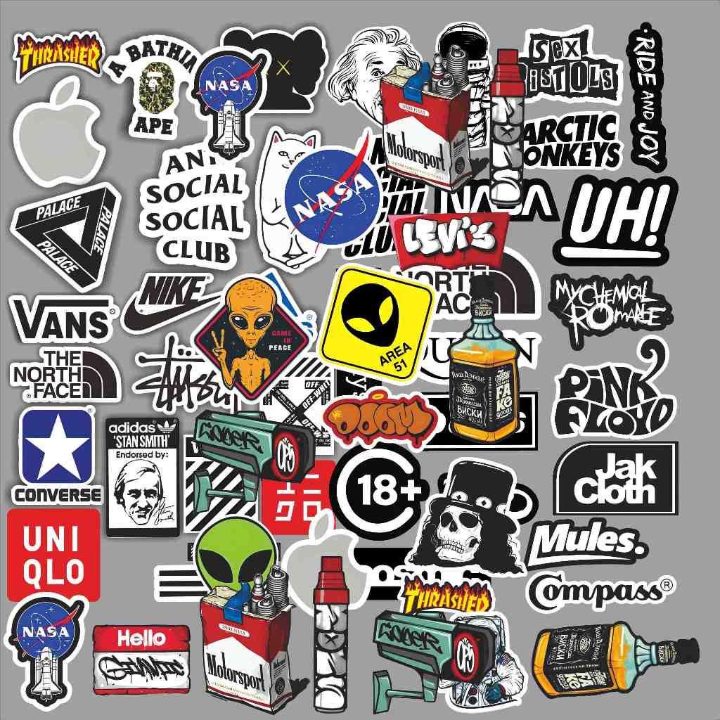 

Sticker Pack Aesthetic HYPE BEAST FULL COLOUR Tumblr Helm Laptop Sudah Terpotong Sesuai Pola | Stiker Band Sticker Pack Rock Laptop Helm Kulkas Music Tumbler Case Metal Koper Casing Hp Anti Air