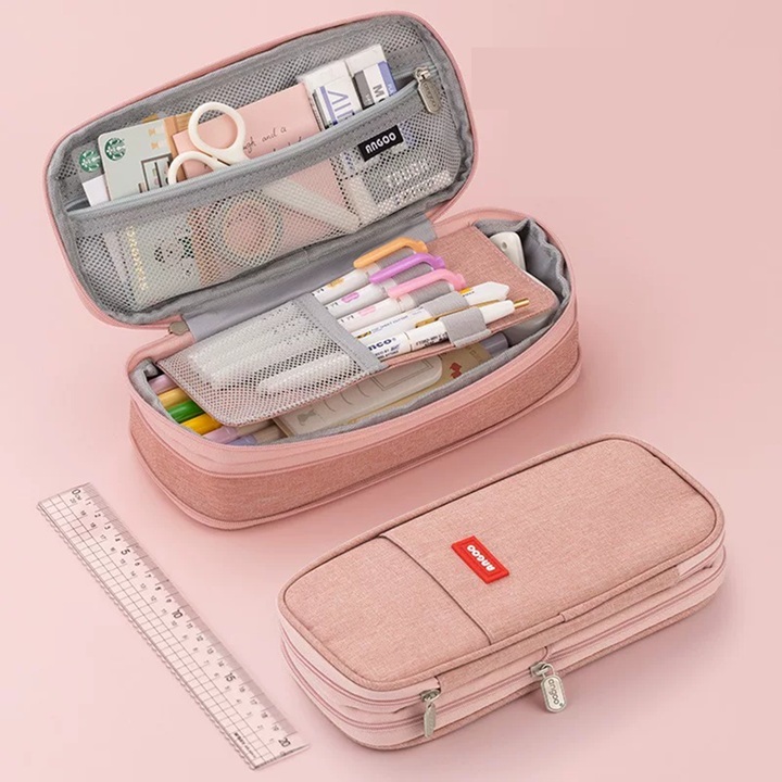 

TEMPAT PENSIL KOREA MULTI SEKAT KAPASITAS BESAR EXPANDABLE ANGOO KANVAS / KOTAK PENSIL PENSIL CASE BIG CAPACITY ANGOO KANVAS