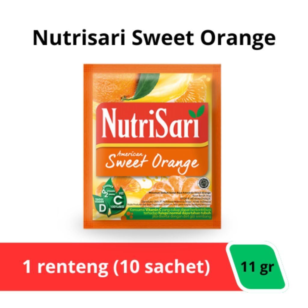 

Promo harga grosir nutrisari 1 renteng isi 10pcs 10g