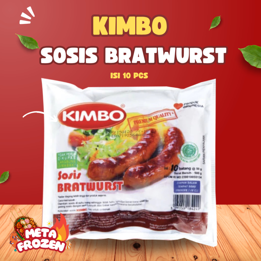 

SOSIS SAPI BRATWURST KIMBO PREMIUM SOSIS BAKAR PANGGANG SOSIS KEJU BLACKPAPER / Sosis Sapi Bratwurst