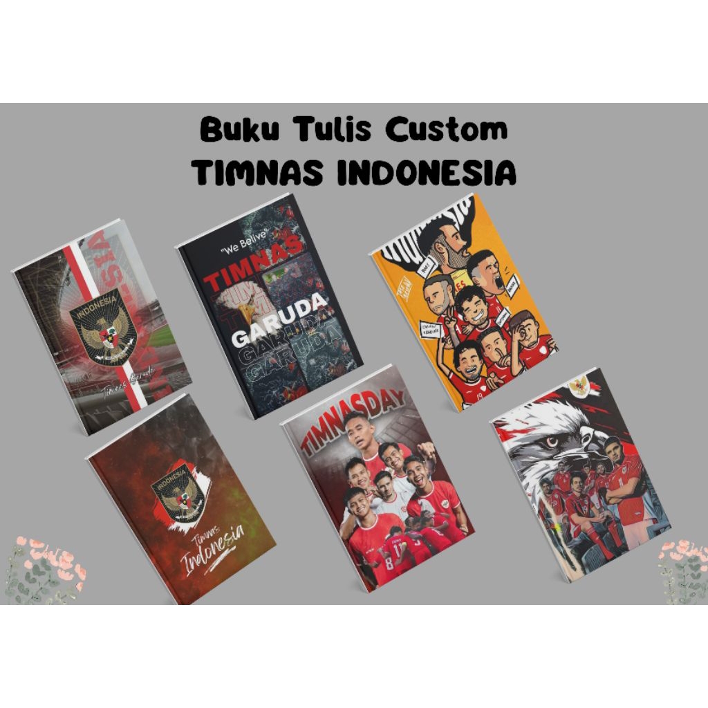 

BUKU TULIS CUSTOM TIMNAS INDONESIA,buku tulis anak Free nama ,38 Lembar ,Buku tulis sekolah