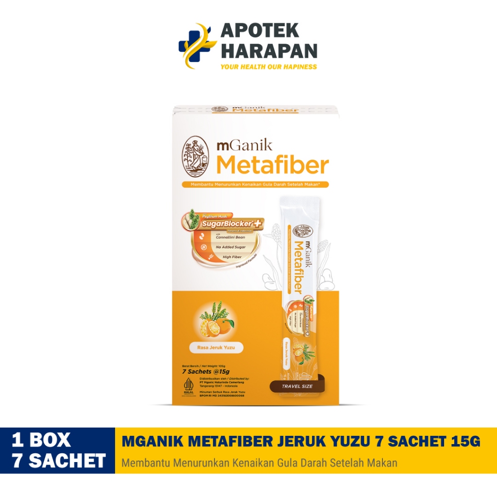 MGANIK SACHET mGanik Metafiber Jeruk Yuzu 105gr