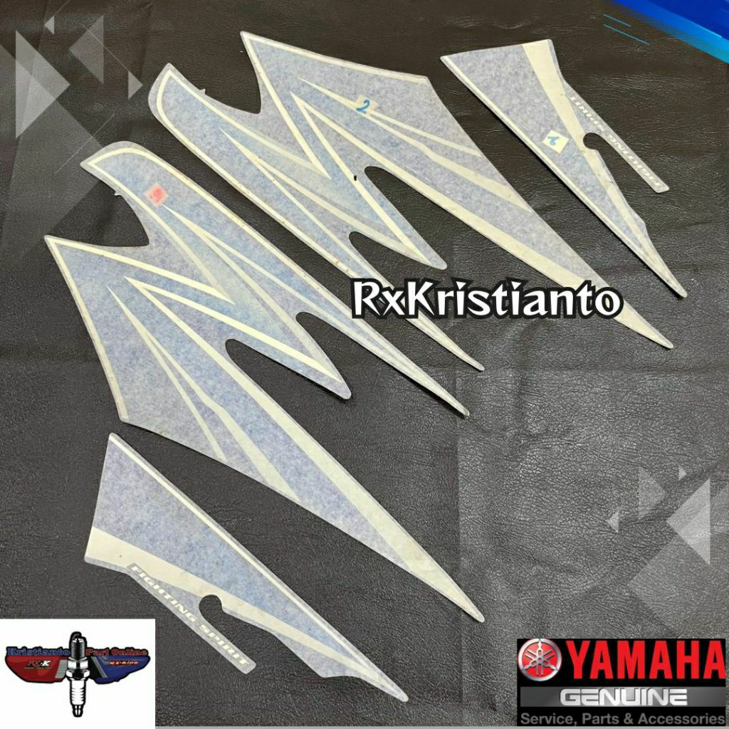 striping stiker tengki tangki box bok aki rx king rxking new 2003 biru original