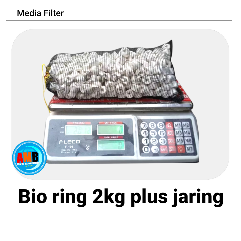 Milota.Co Bioring 2 Kg Plus Waring / Bioring / Media Filter / Filter / Media Filter Aquarium / Media