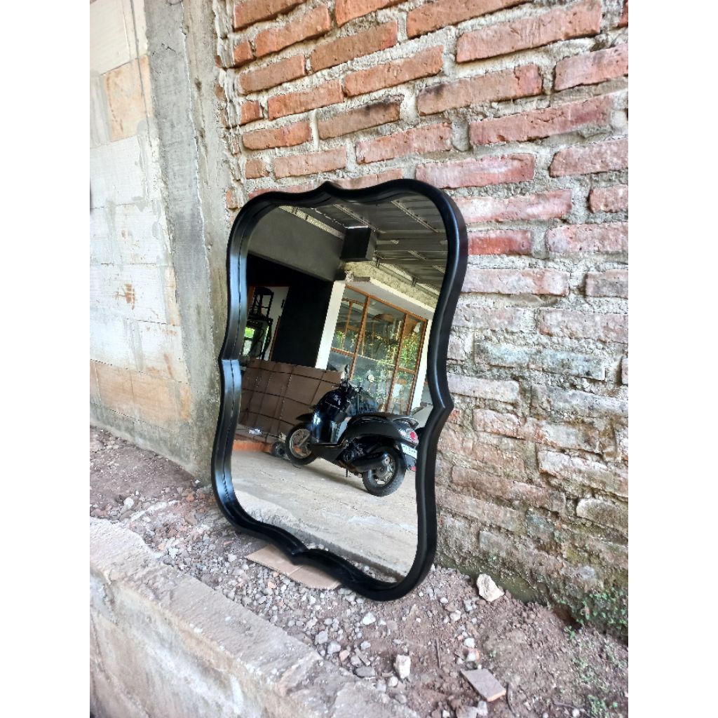 cermin dinding wastafel kamar mandi / cermin dekorasi kamar mandi