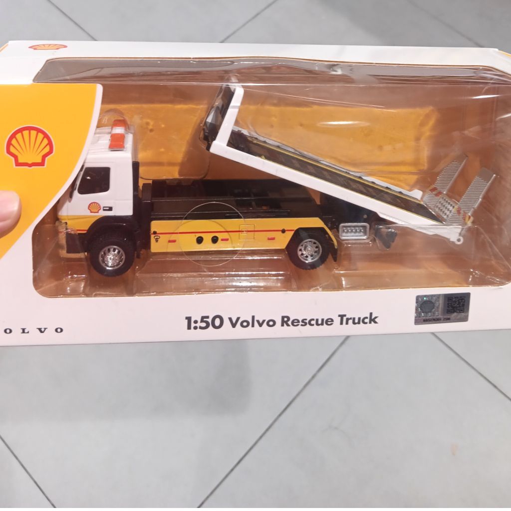 DIECAST VOLVO RESCUE TRUCK TRAILER SHELL 1:50
