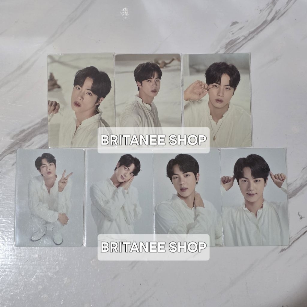 OFFICIAL PHOTOCARD MPC BTS JIN MOTS TOUR MAP OF THE SOUL TOUR