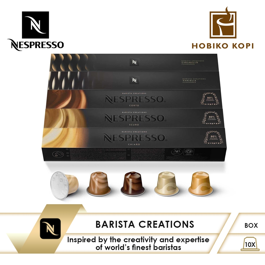 

Nespresso Capsule Barista Creation Original 1 Box - Kopi Kapsul Best With Milk
