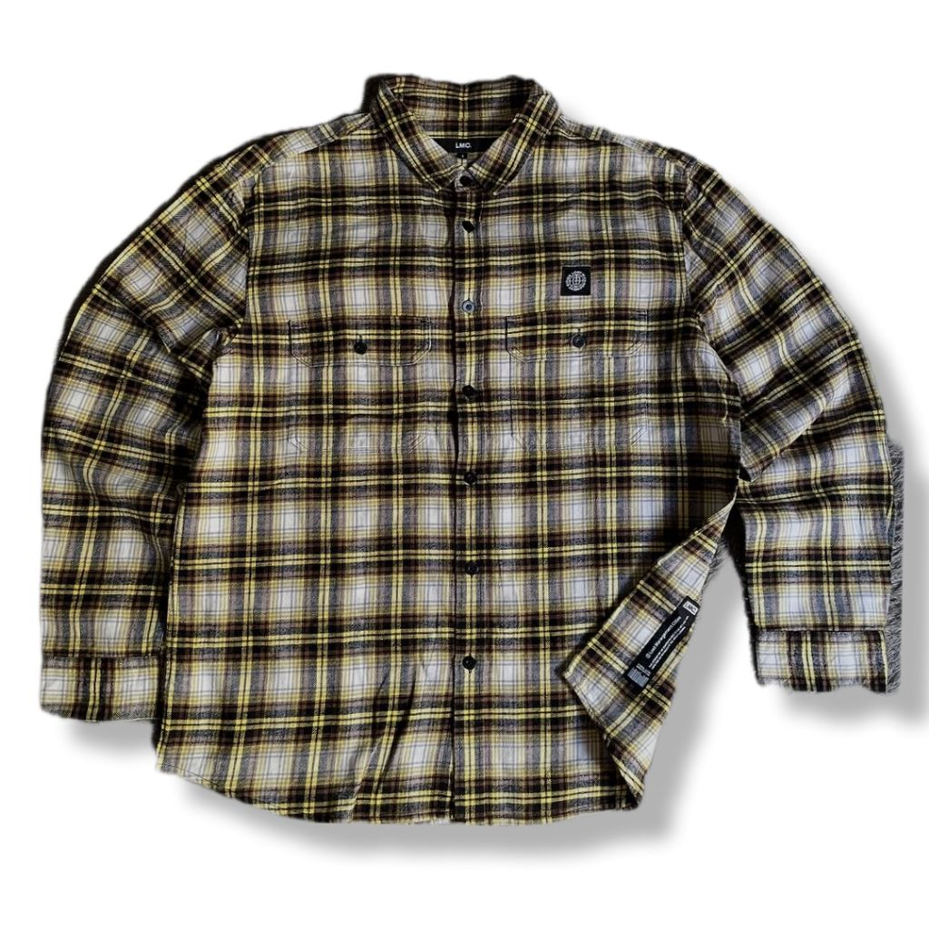 LMC LOST MANAGEMENT CITY FLANNEL SHIRT | KEMEJA | JSNG
