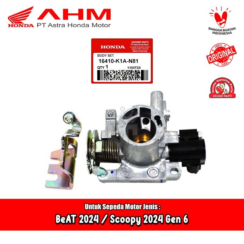 Body Set Sensor TPS Honda BeAT LED New 2024 Scoopy Fi eSP 2024 Gen 6 Original AHM 16410-K1A-N81