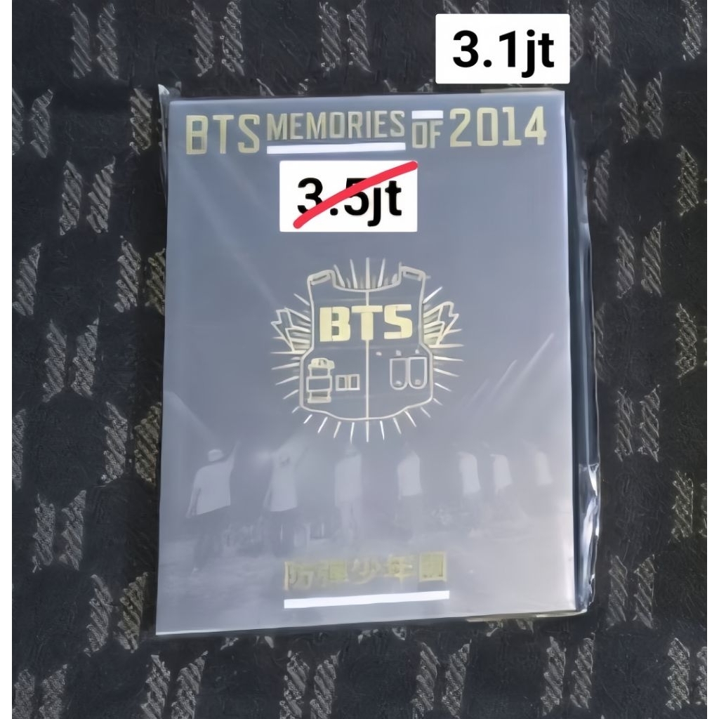 bts dvd memories of 2014 memo14 rm seokjin suga jhope jimin v jungkook
