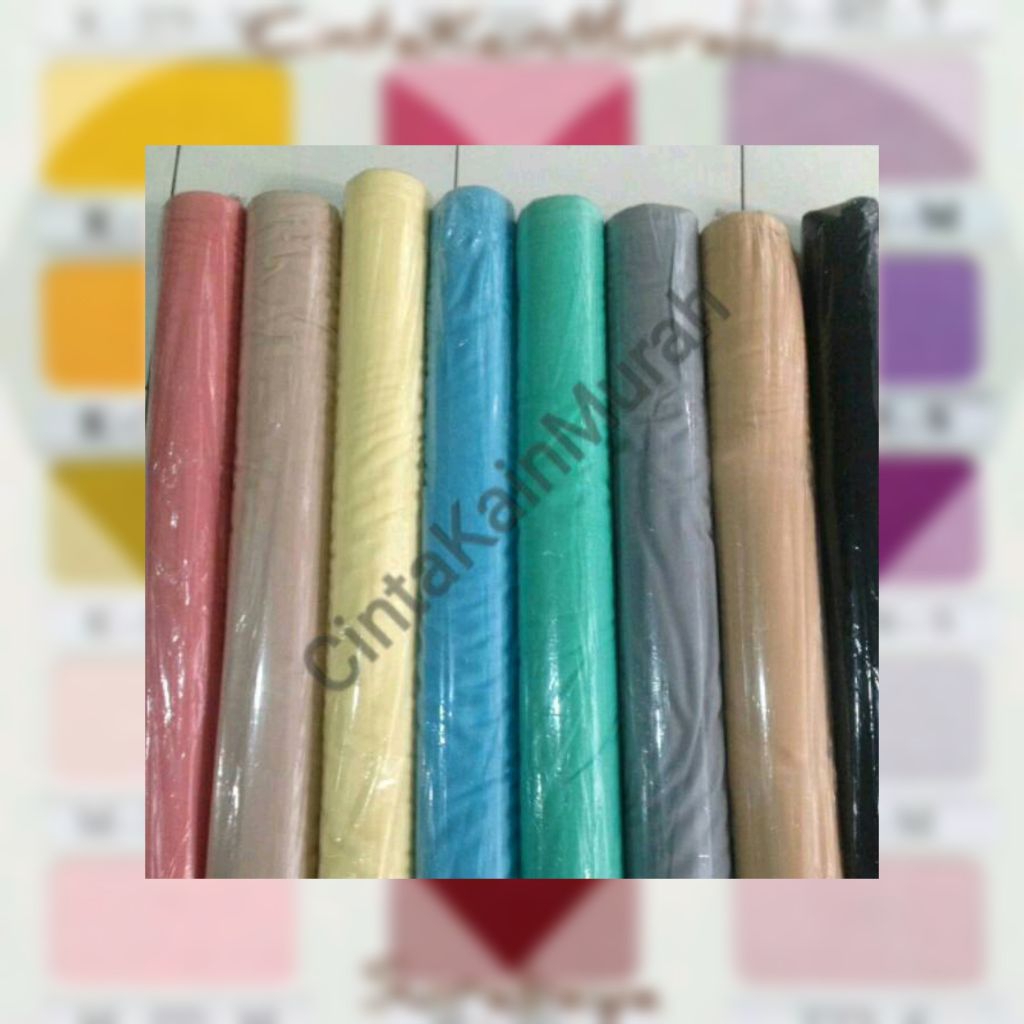 Kain Erro 1 rol bahan jilbab furing halus adem grosir per roll