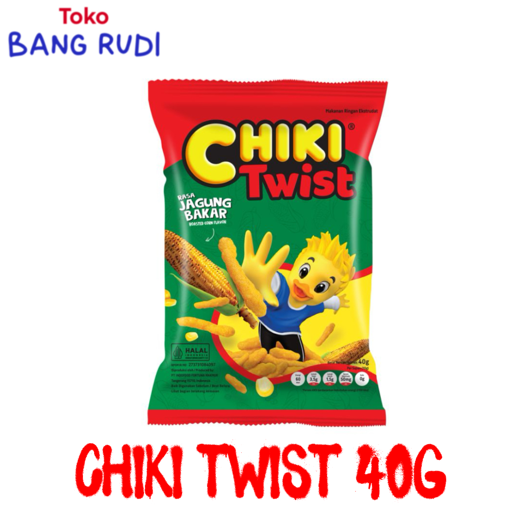 

Chiki Twist Jagung Bakar (Roasted Corn) 40gr