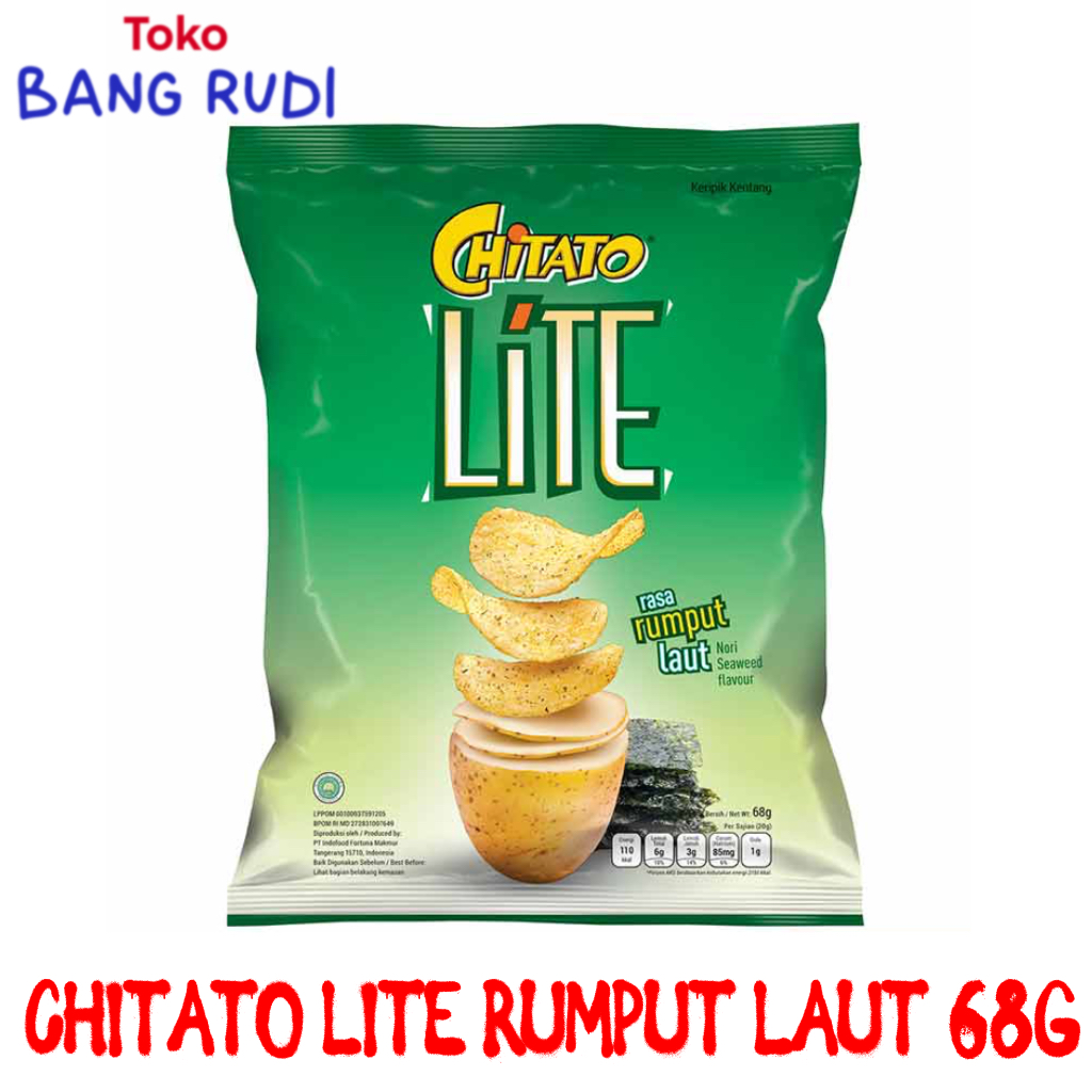 

Chitato Lite Rumput Laut 68 Gr (Nori Seaweed)