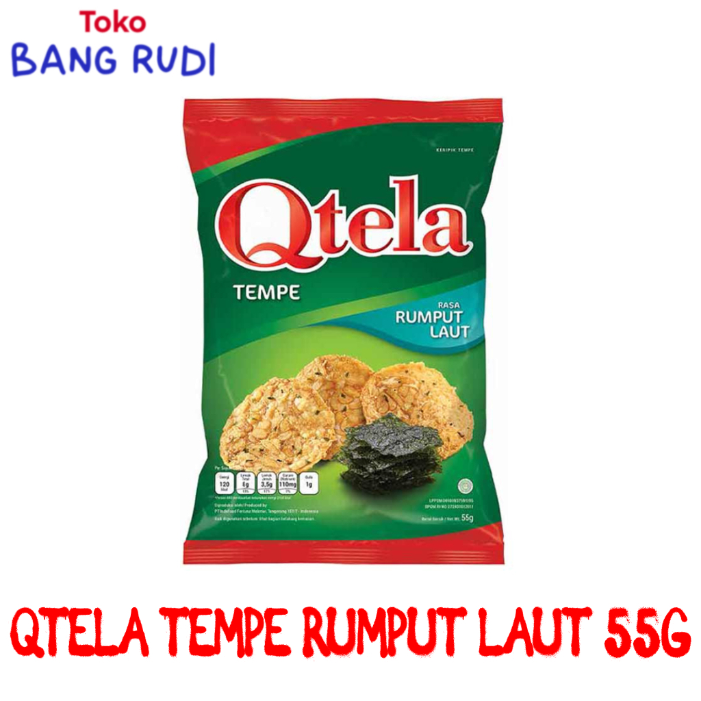 

Qtela Tempe Rumput Laut (Seaweed) 55gr