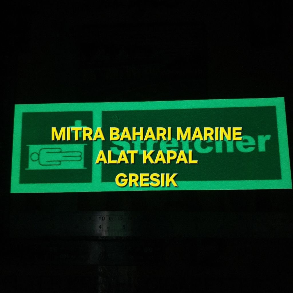 

Stiker IMO Symbol IMPA 334172 Stretcher Glow In The Dark