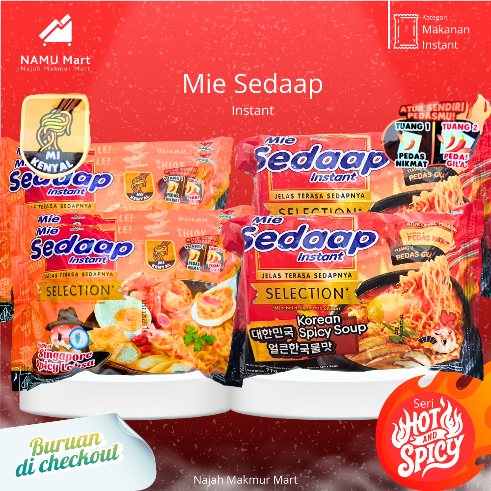 

Mie Sedaap Varian SELECTION-Halal BPOM