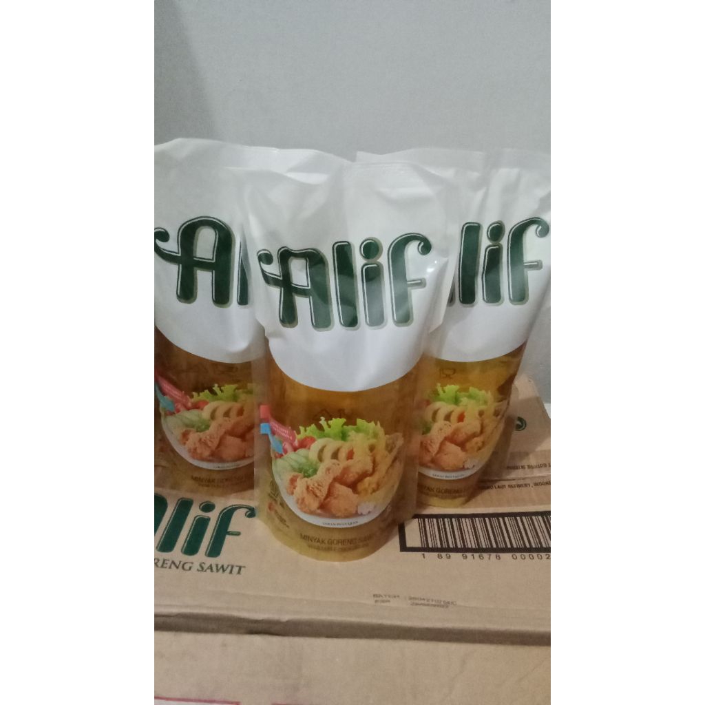 

minyak goreng Alif reffil 1 liter