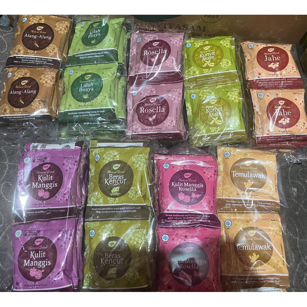 

Iboe natural drink kemasan renteng isi 10pc