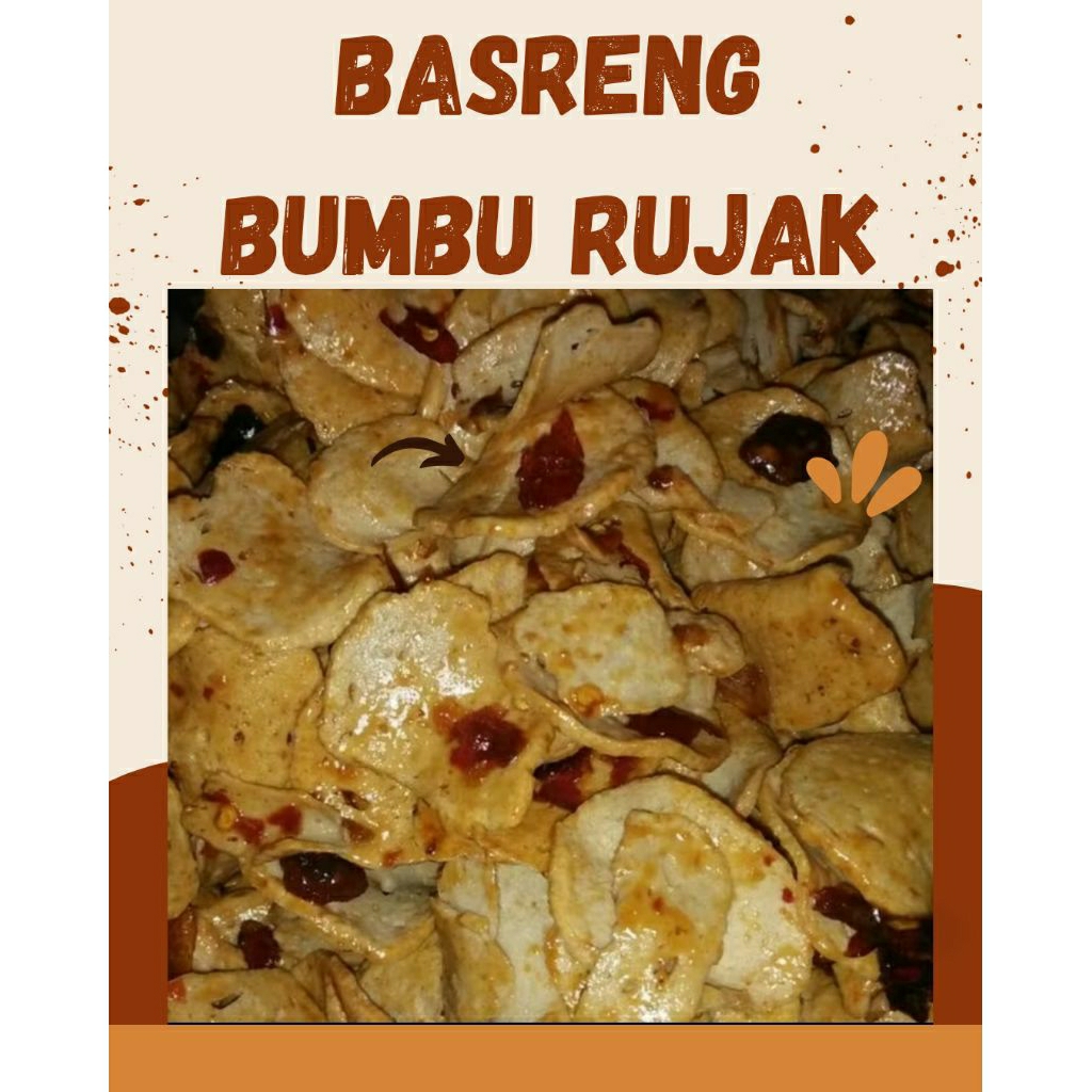 

basreng koin bumbu rujak/basreng pedas manis 100gr/camilan renyah gurih/snack pedas manis/basreng kemasan kecil/jajanan khas bandung/basreng bumbu rujak