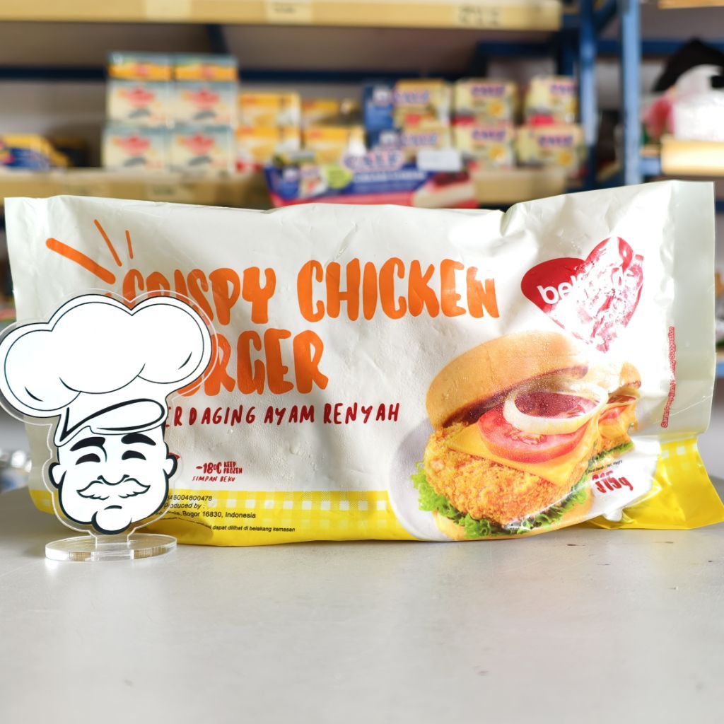 

Belfoods Crispy Chicken Burger 315Gr / Daging Burger Ayam 315Gr
