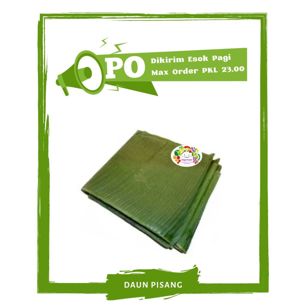 

Daun Pisang / Sayur Sayuran Segar PO Mallahrizwa