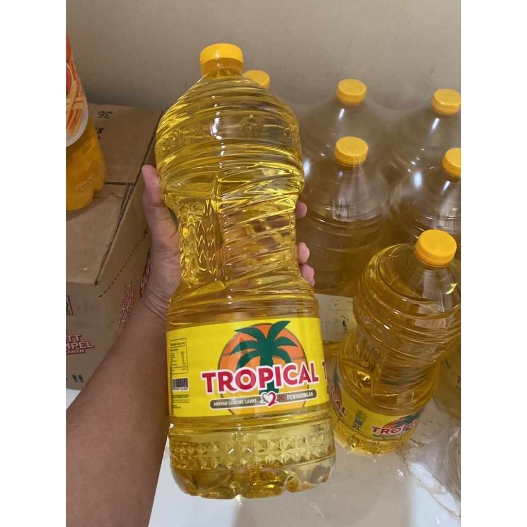 

Minyak TROPICAL 2LITER isi 3pcs dan 6pcs