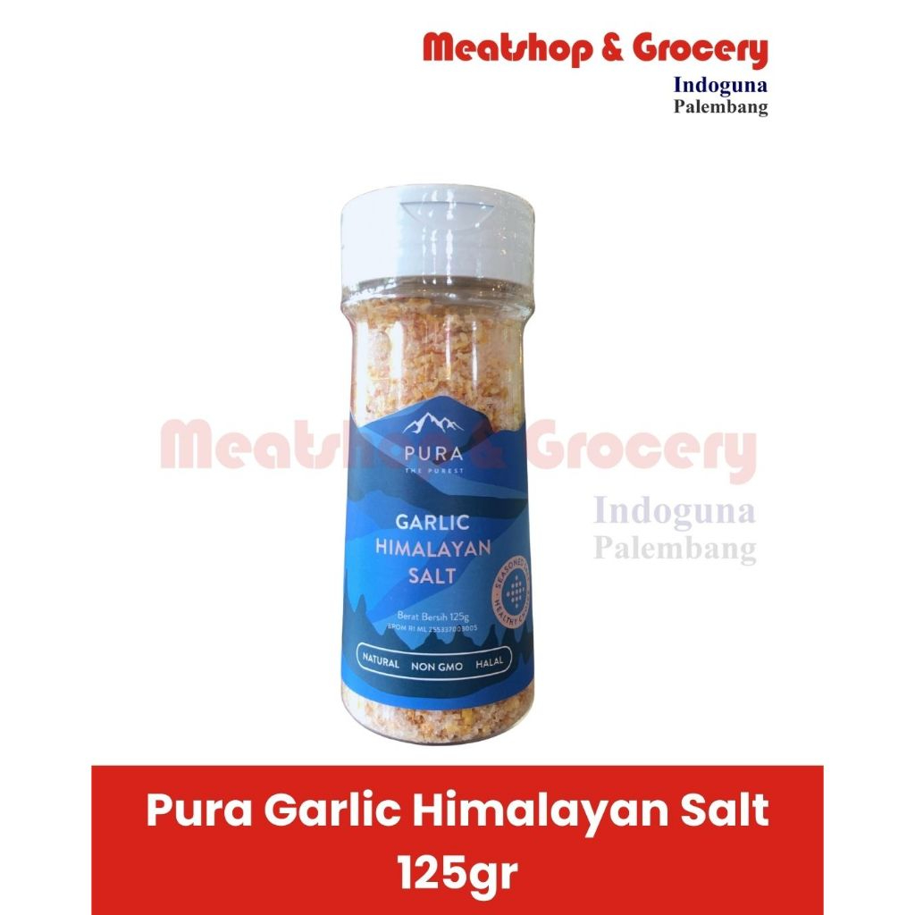 

Pura Garlic Himalayan Salt 125gr | Garam Himalaya Natural